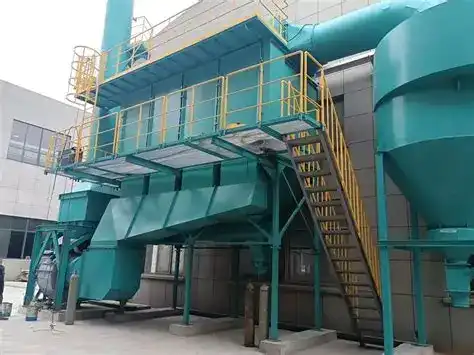 Furnace Dust removal chamber
