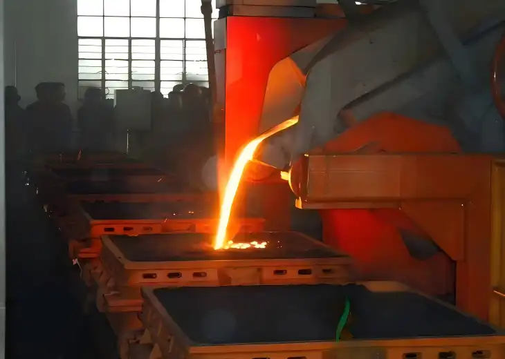 Tilting-ladle-type automatic pouring machine
